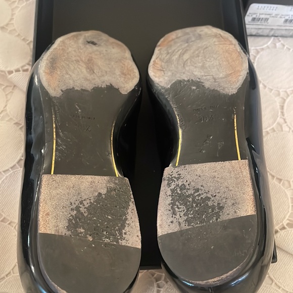 Saint Laurent monogram smoking slippers black patent leather size 38.5 (US 8) - Picture 5 of 5